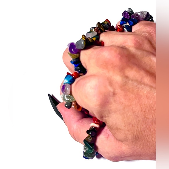 Rock Rings ☾ Agate Rings ☾ Stone Rings - Picture 6 of 7